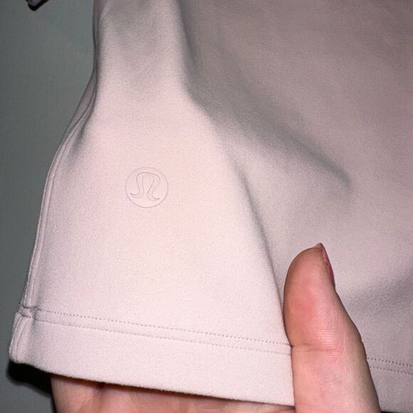 Lululemon Get Centred Short Sleeve Shirt Misty Pink Size 6 EUC - Picture 6 of 10